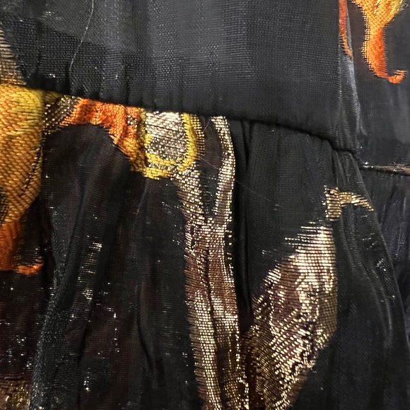 MILLY Hayden Halter Floral Midi Dress Size 6 - Picture 9 of 11